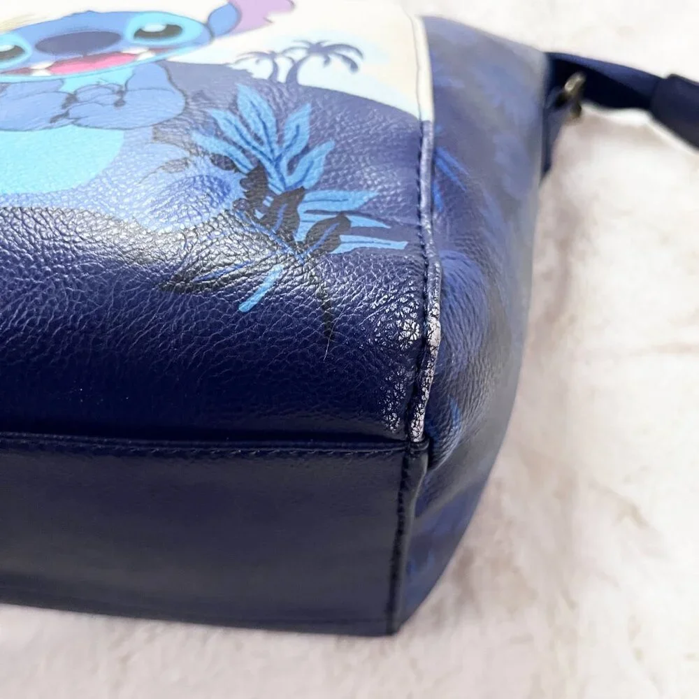 Loungefly Disney Lilo‎ And Stitch Dark Blue Satchel Bag